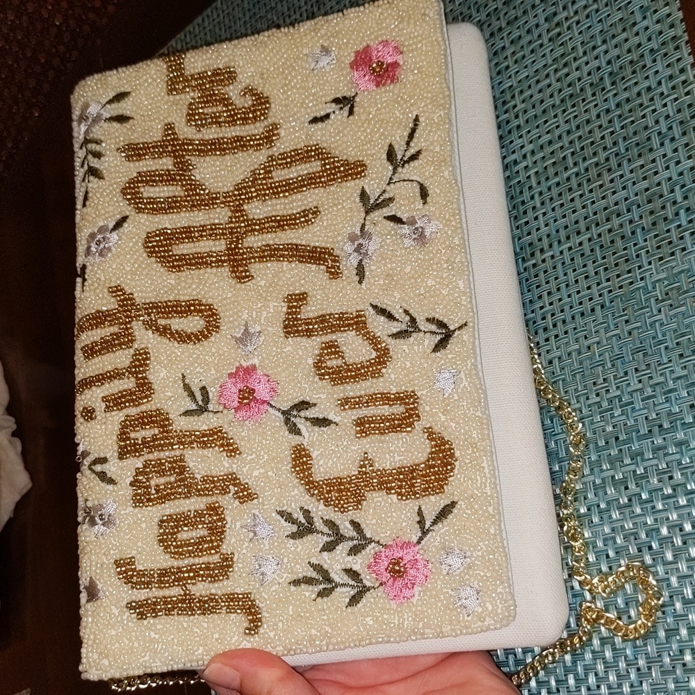 Beaded Bridal Clutch